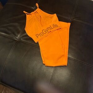 Orange ProGymLife Activewear Set